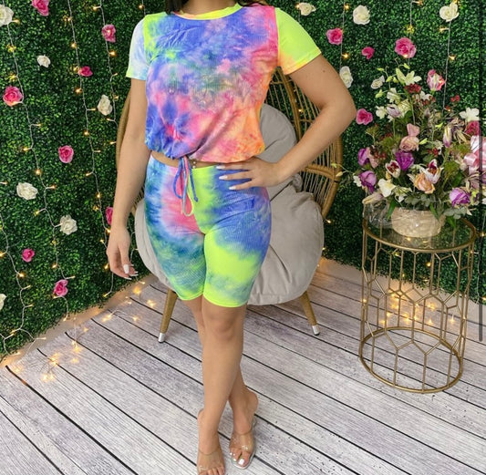 Tie Dye Short Set